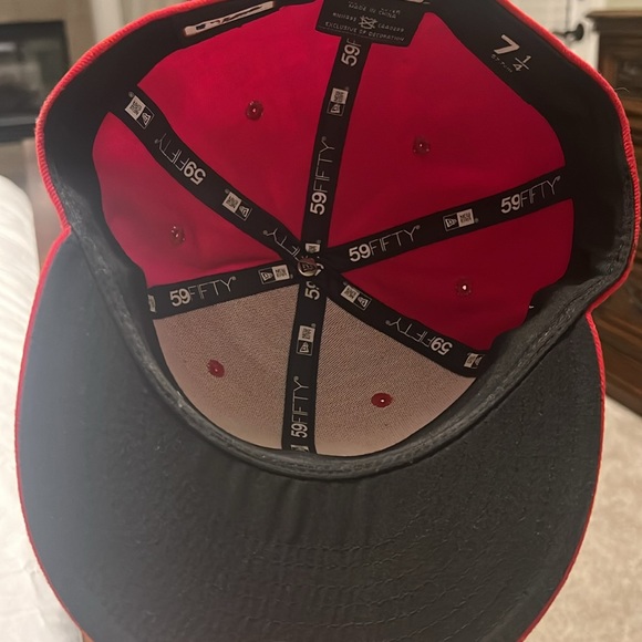 Washington Nationals fitted all red hat - Picture 5 of 6